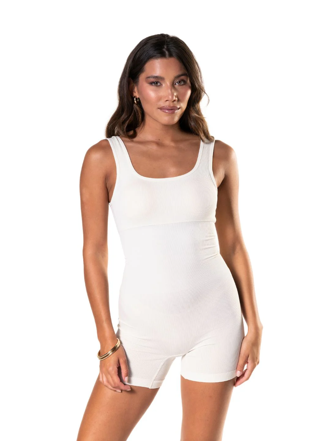 Square Neck Shapewear Jumpsuit - Image 10