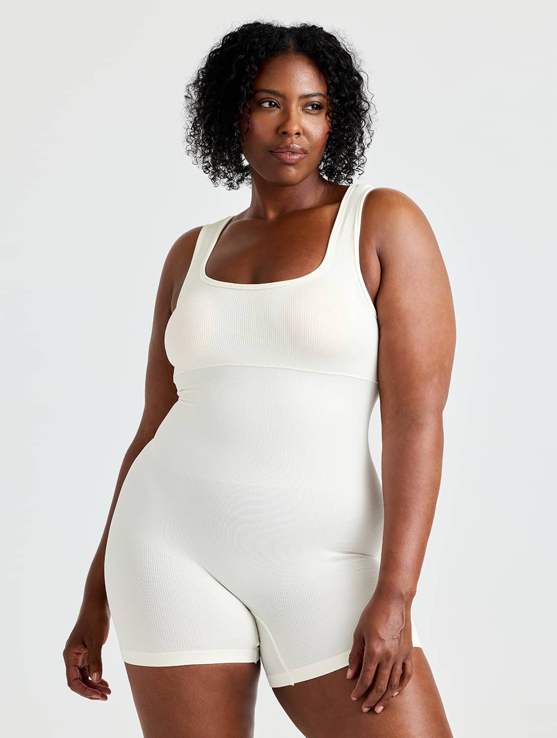 Square Neck Shapewear Jumpsuit - Image 12