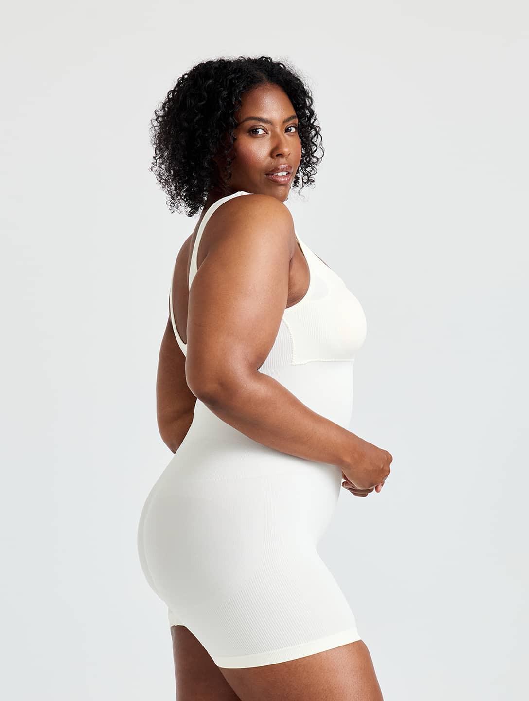Square Neck Shapewear Jumpsuit - Image 13