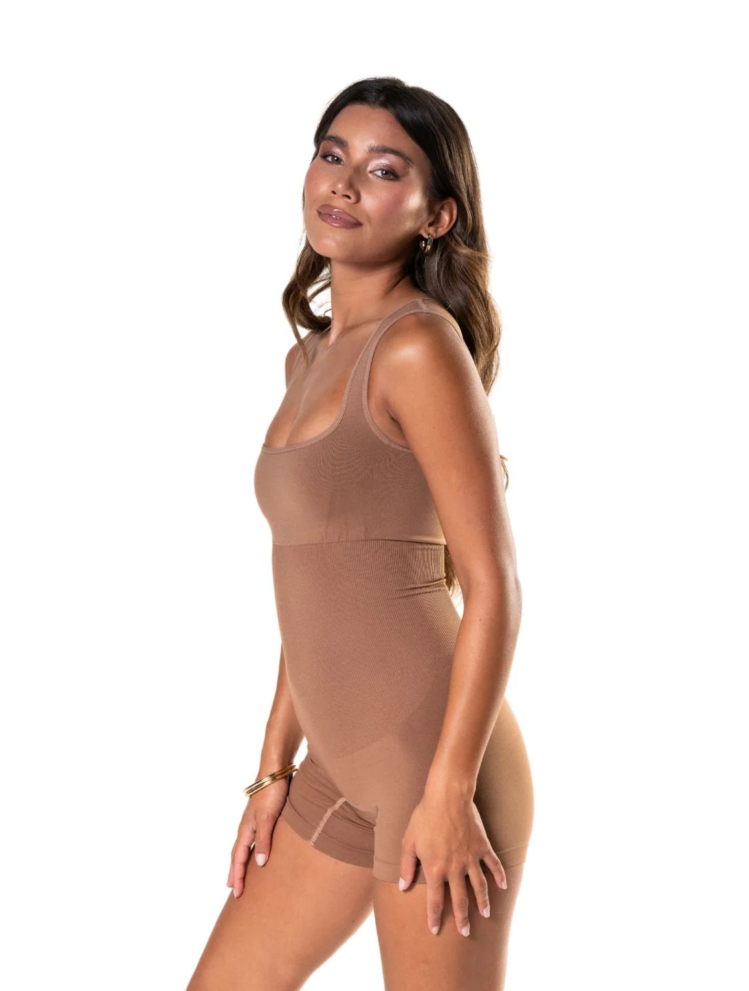 Square Neck Shapewear Jumpsuit - Image 15
