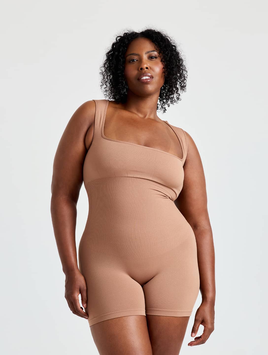 Square Neck Shapewear Jumpsuit - Image 16