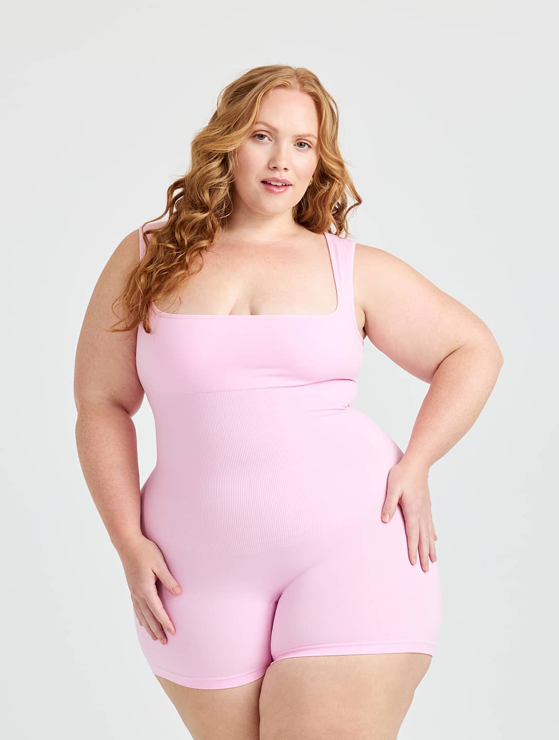 Square Neck Shapewear Jumpsuit - Image 4