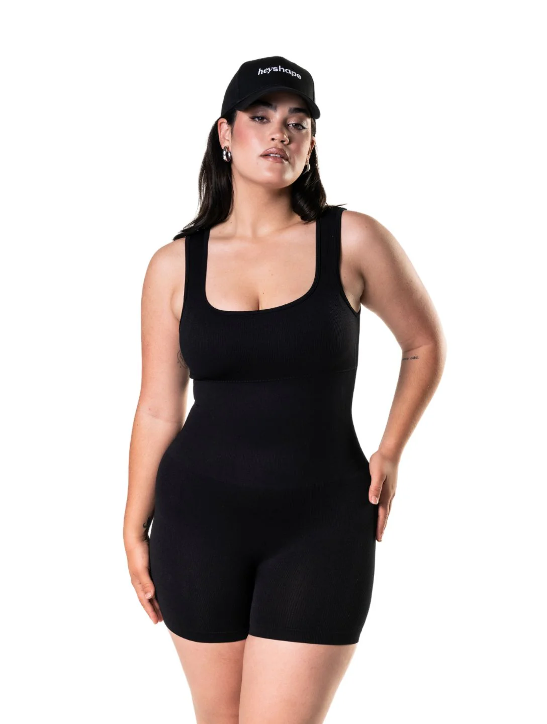 Square Neck Shapewear Jumpsuit - Image 5