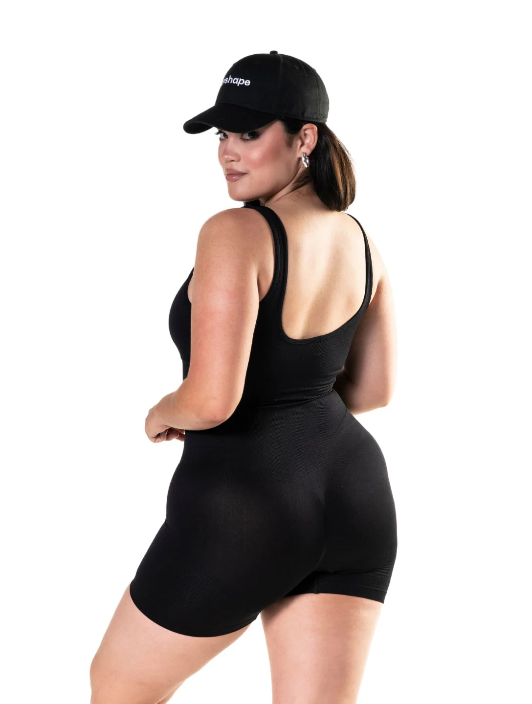 Square Neck Shapewear Jumpsuit - Image 7