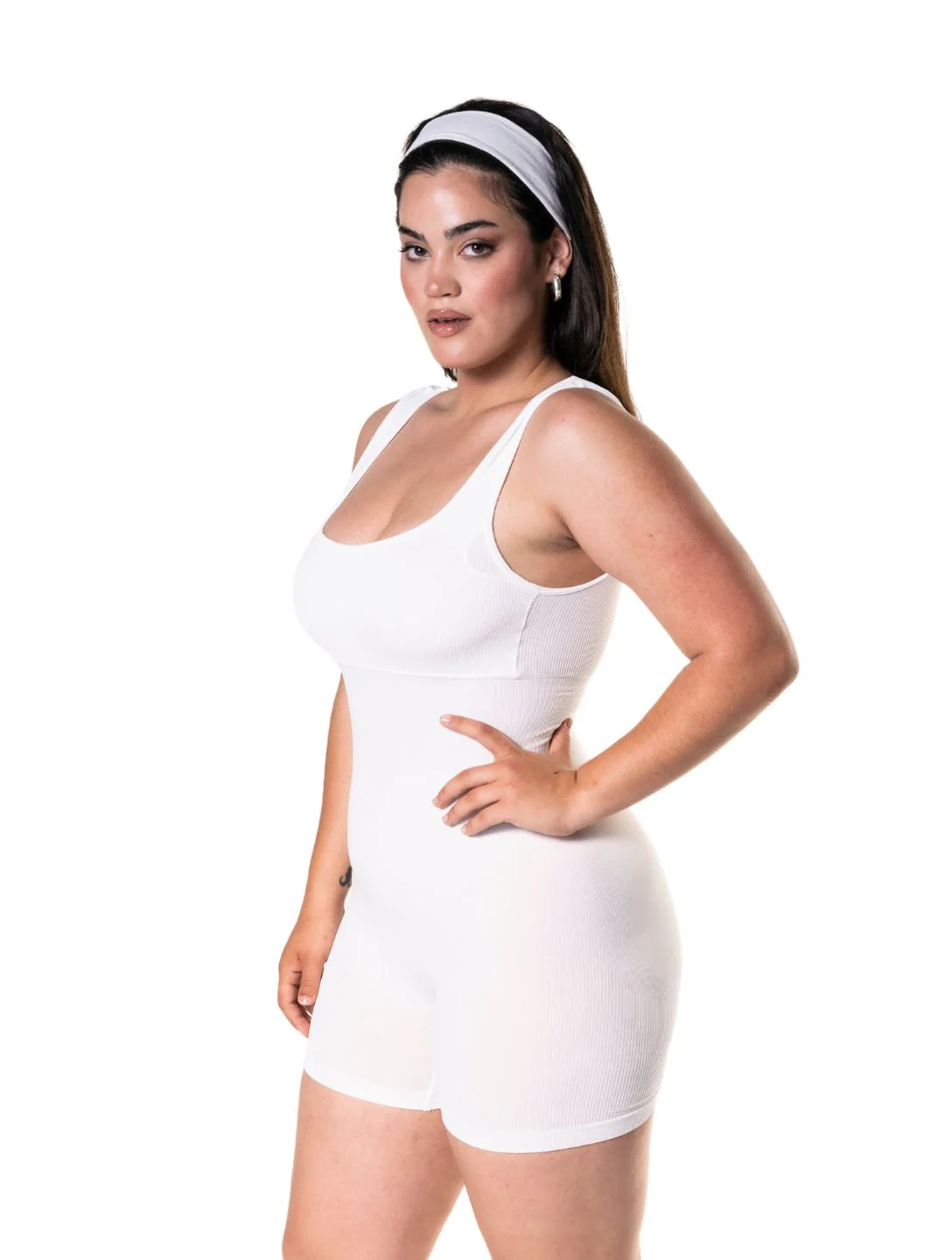 Square Neck Shapewear Jumpsuit - Image 8