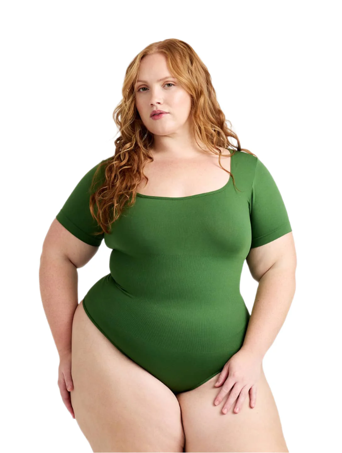 Square Neck Thong Bodysuit - Image 10
