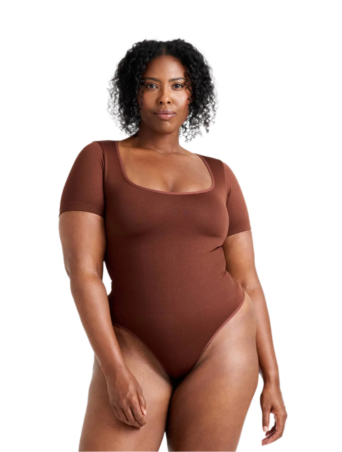 Square Neck Thong Bodysuit - Image 11