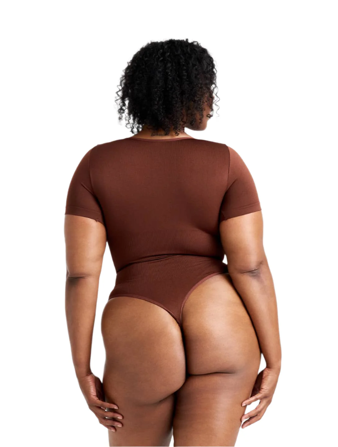 Square Neck Thong Bodysuit - Image 9
