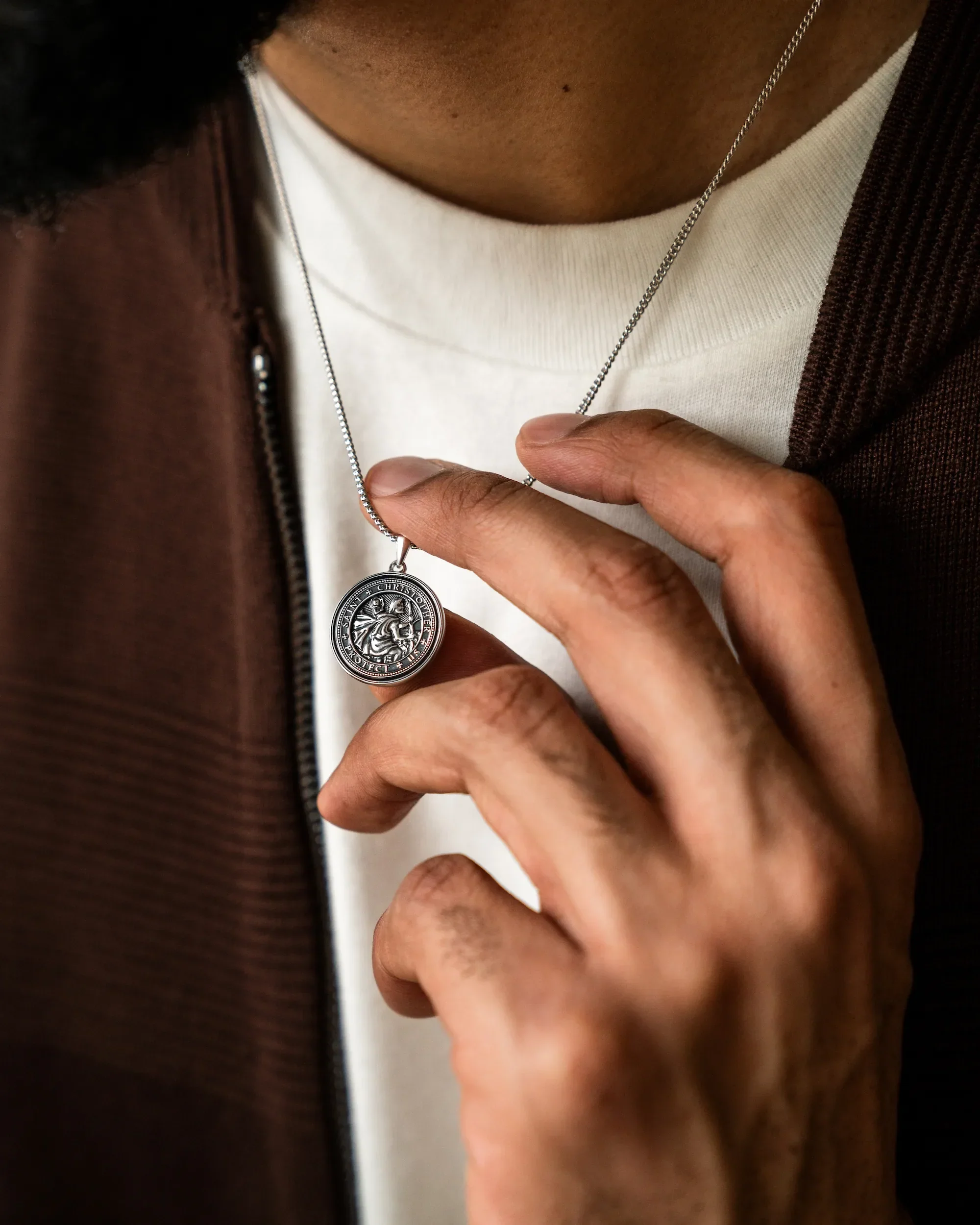 St. Christopher Set - Sterling Silver Set - Image 4