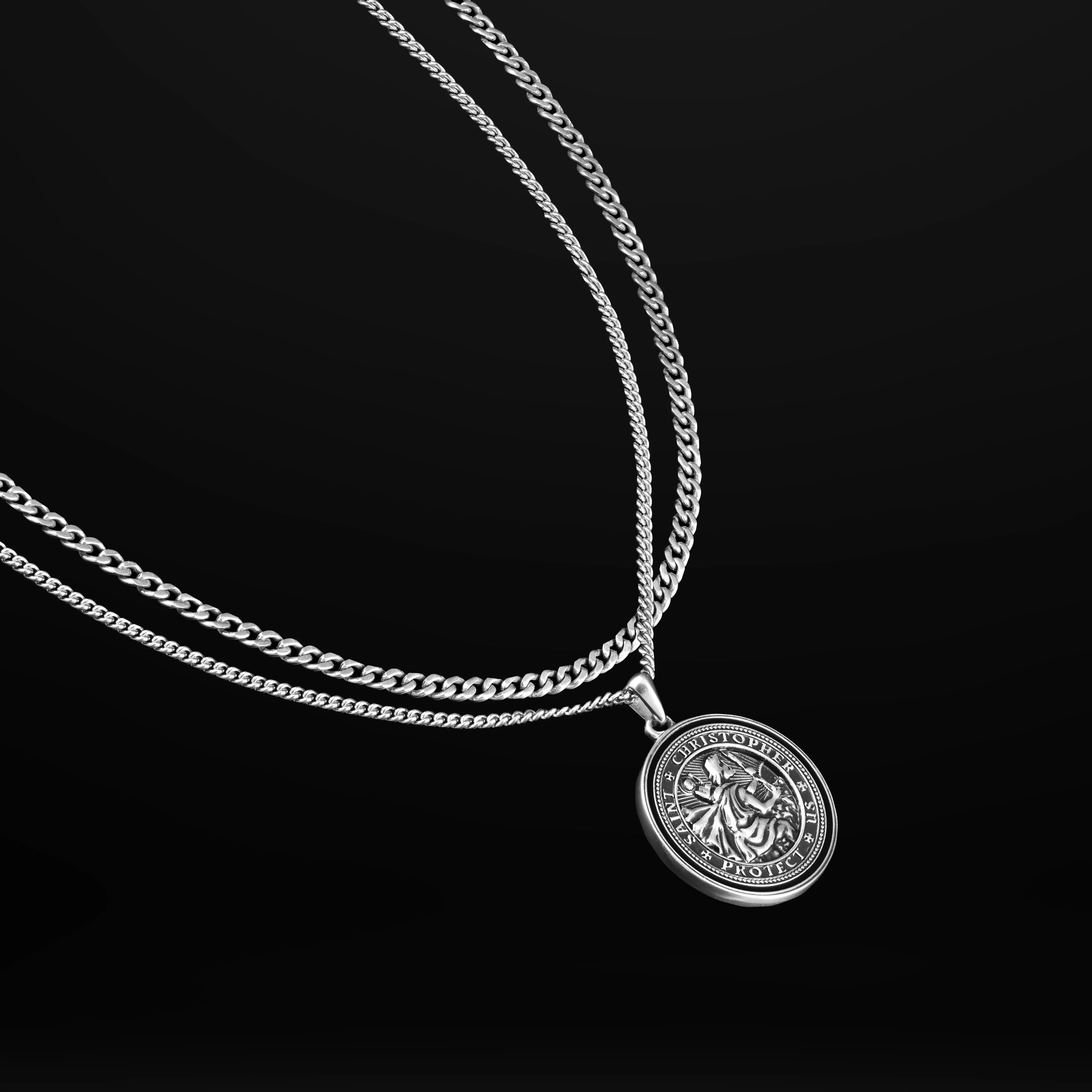 St. Christopher Set - Sterling Silver Set - Image 7