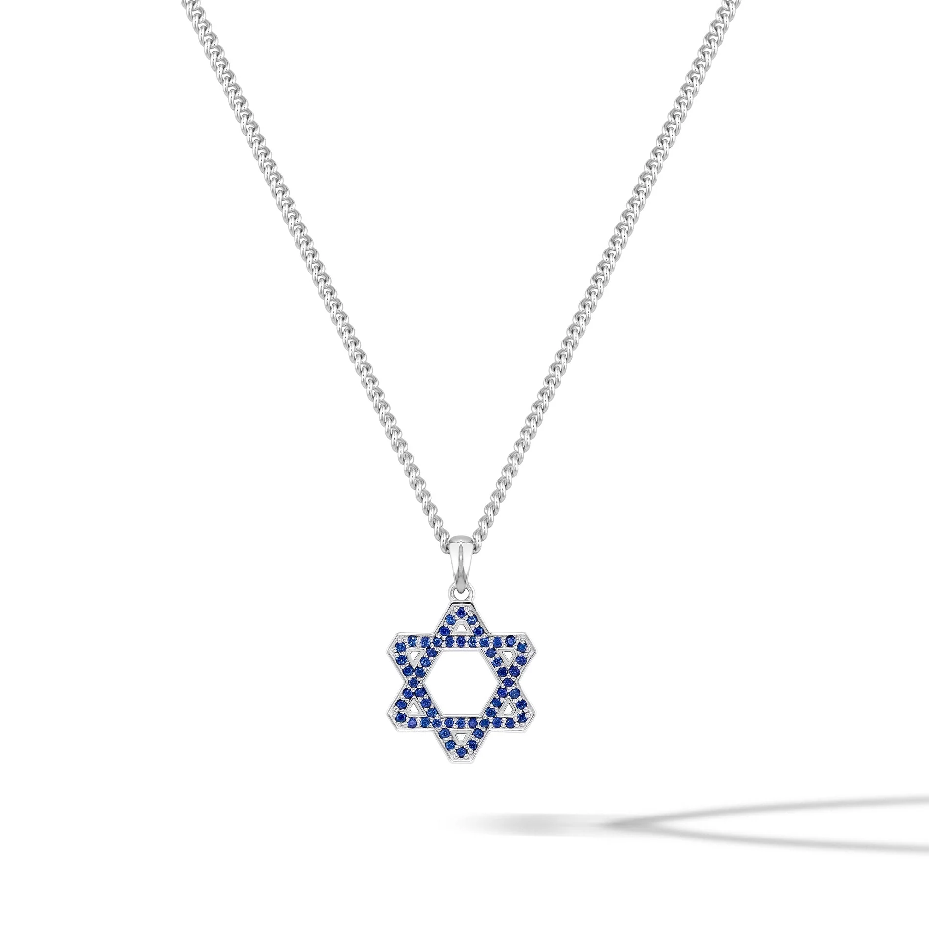 Star Of David Pendant - Sapphire - Image 12