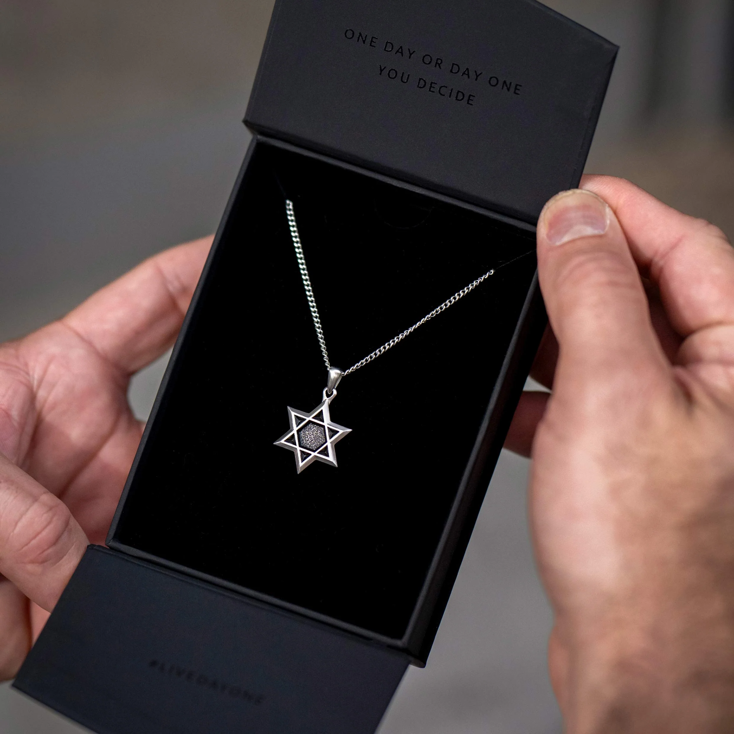 Star Of David Pendant - Silver - Image 7
