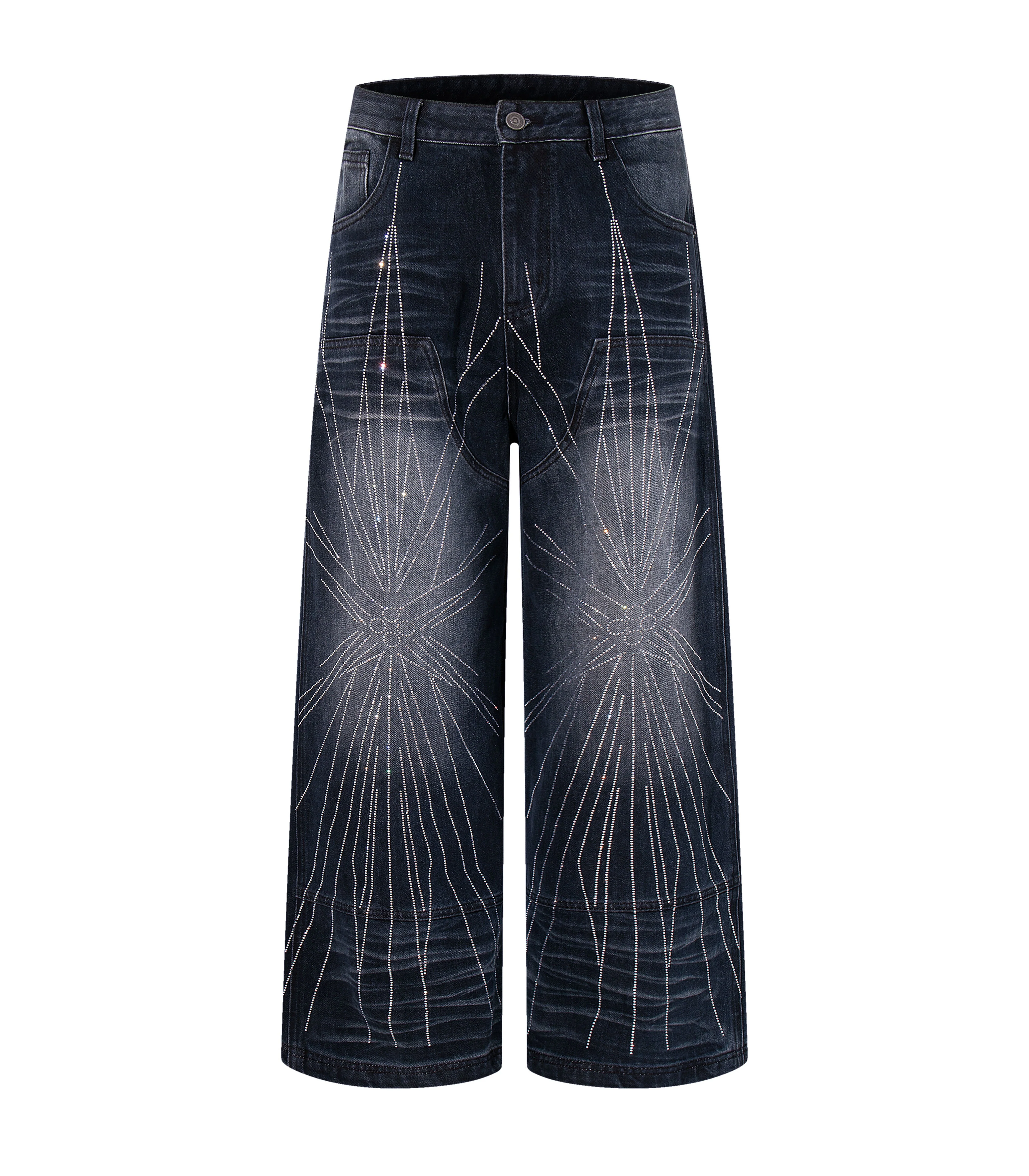 STAR RHINESTONE DENIM