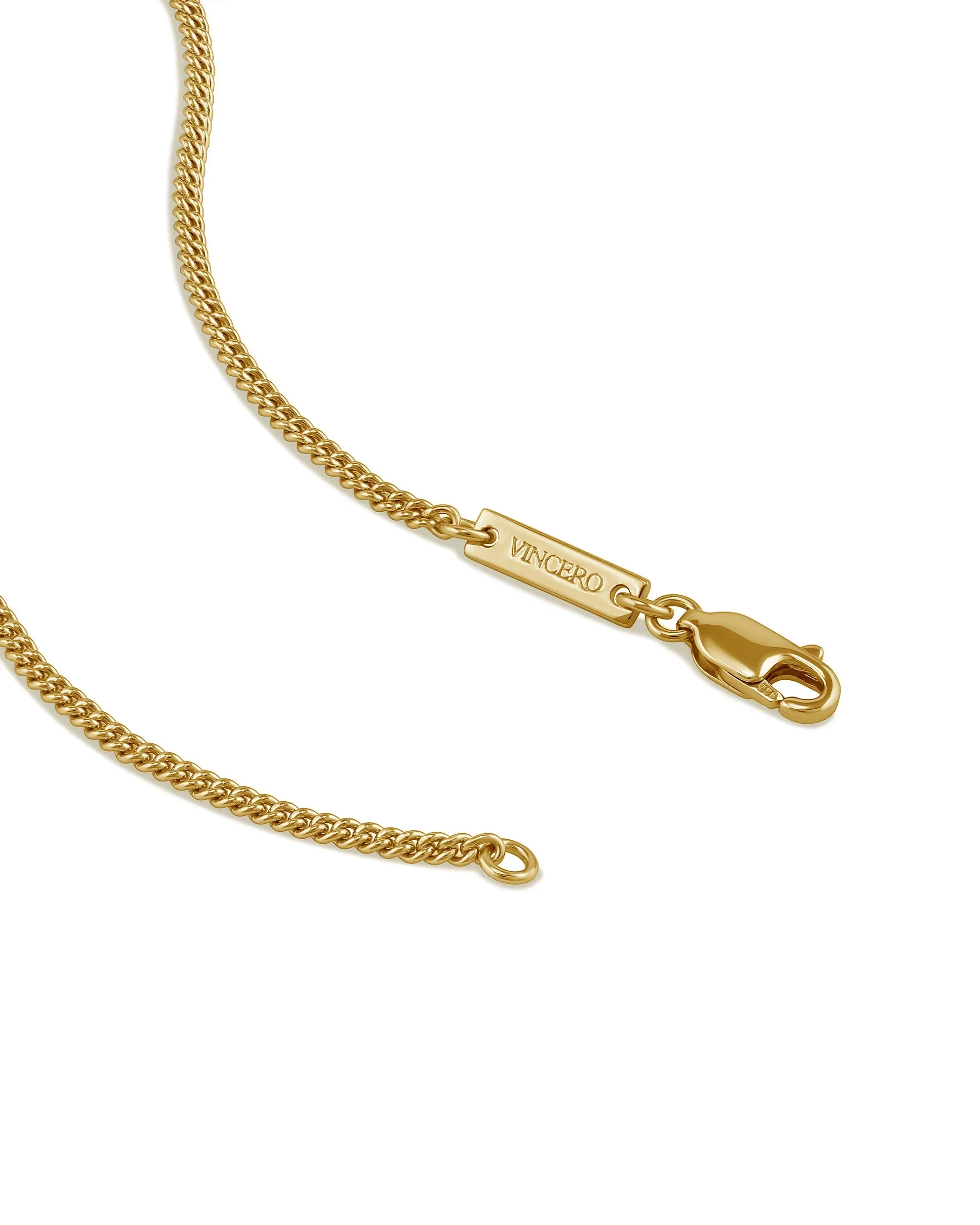 Stone Cross (Large) - 14K Gold Onyx - Image 10