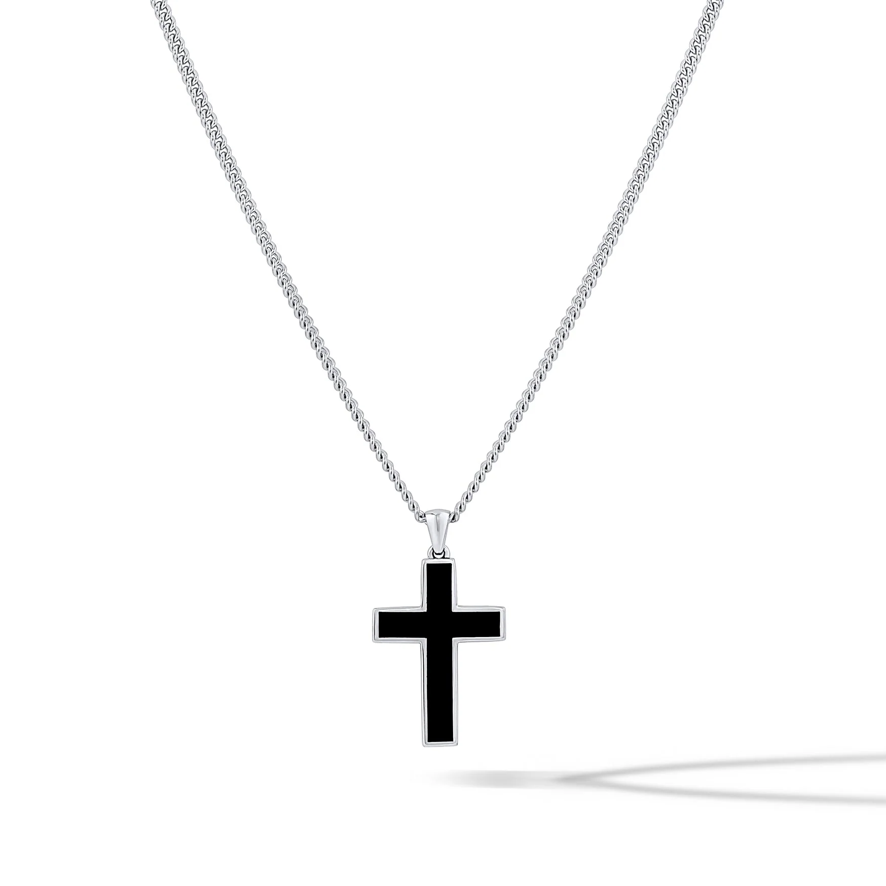 Stone Cross Pendant - Black Onyx - Image 12