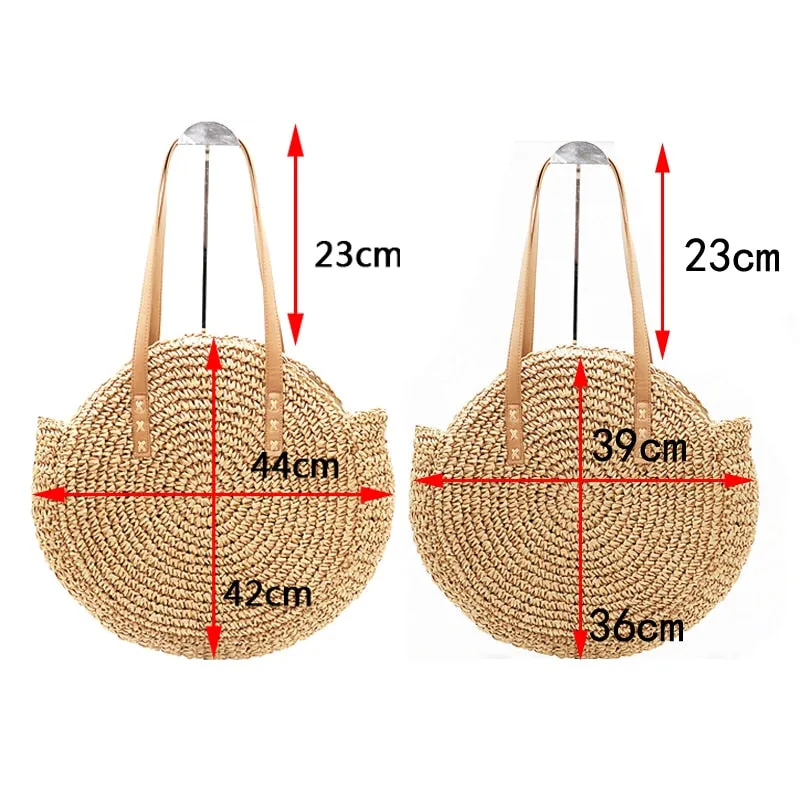 Straw Beach Tote Bag - Image 8