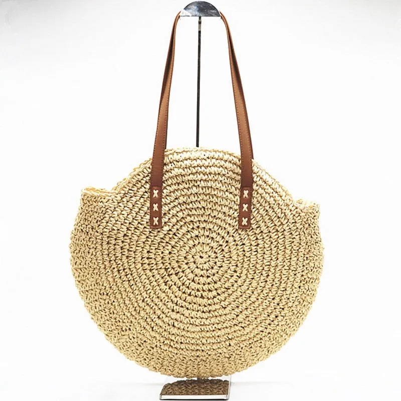 Straw Beach Tote Bag - Image 9