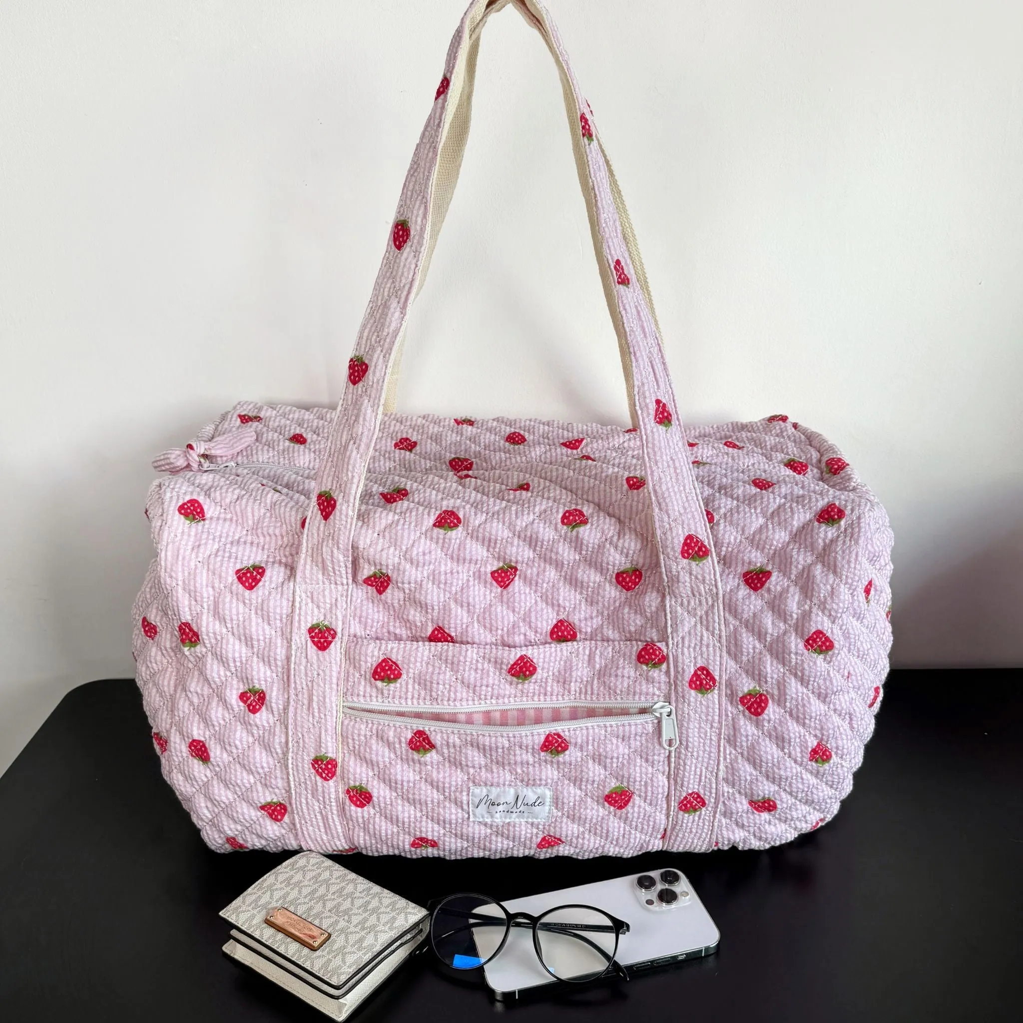 Strawberry Large Duffel Bag - Image 3