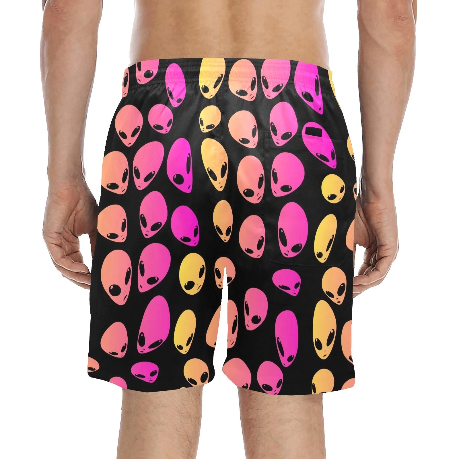 Strawberry Lemonade Alien Ombre Swim Shorts - Image 2