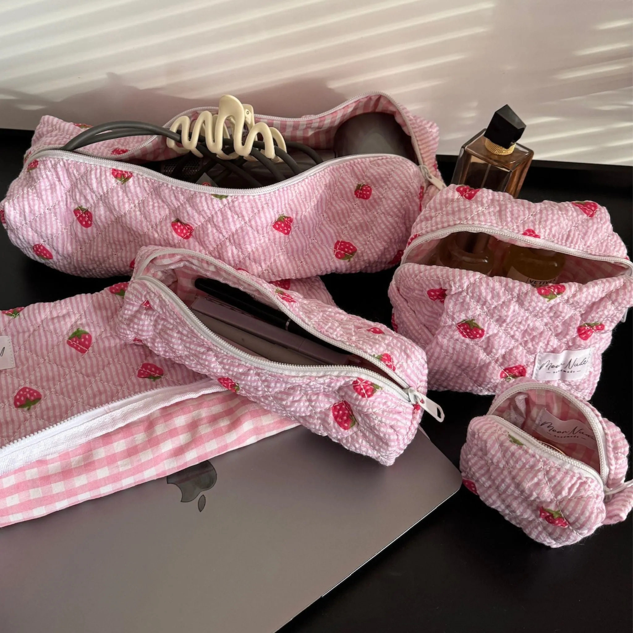 Strawberry Mini Makeup Bag - Image 4
