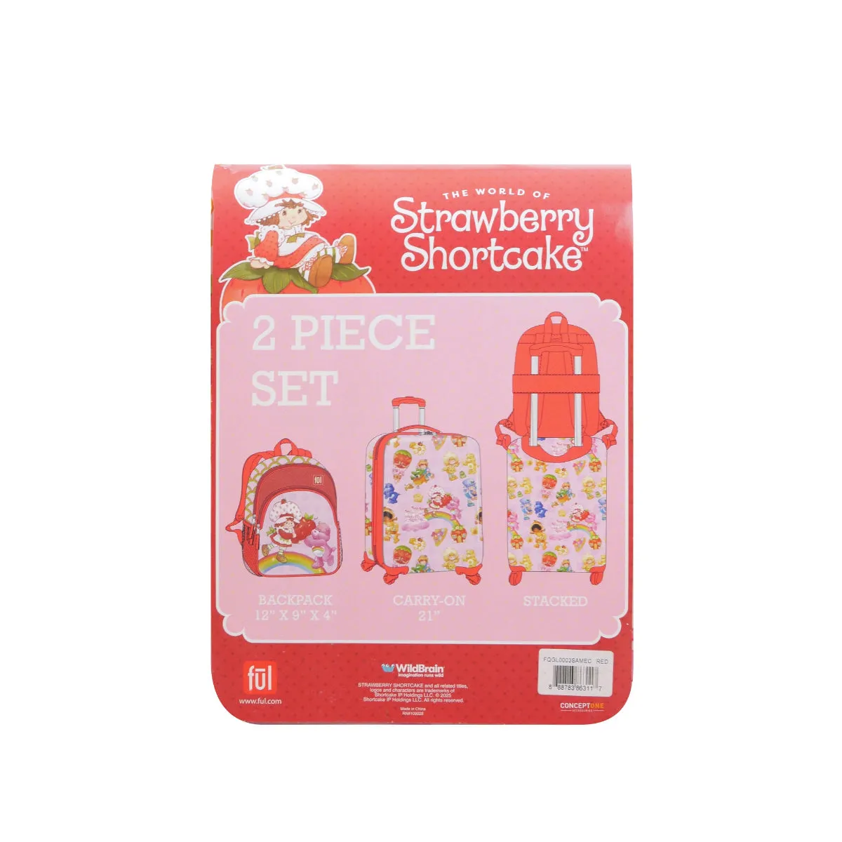 Strawberry Shortcake and Care Bears 2-Piece Luggage Set - Image 10