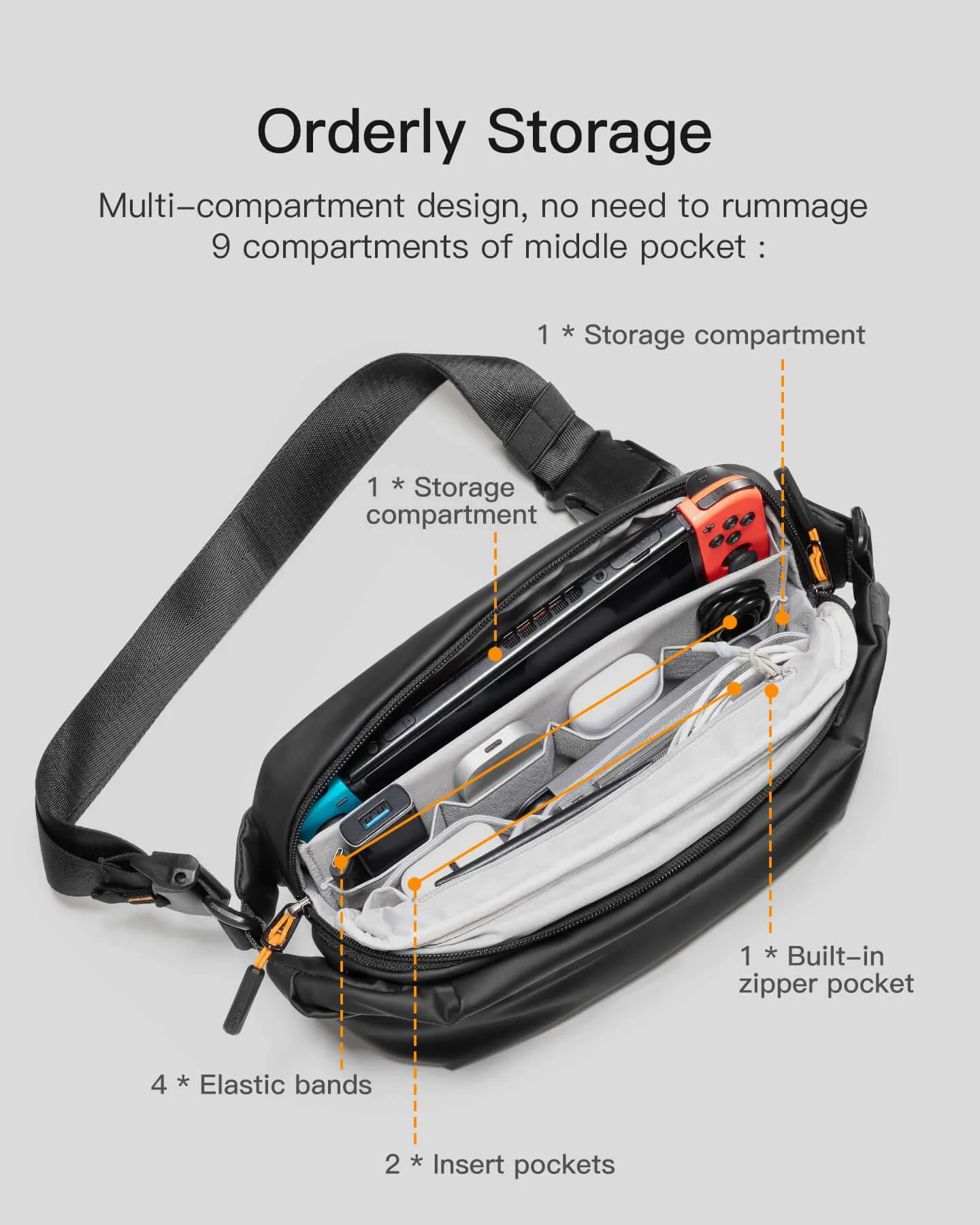 Stylish Sling Bag Crossbody Chest Bag - Image 3