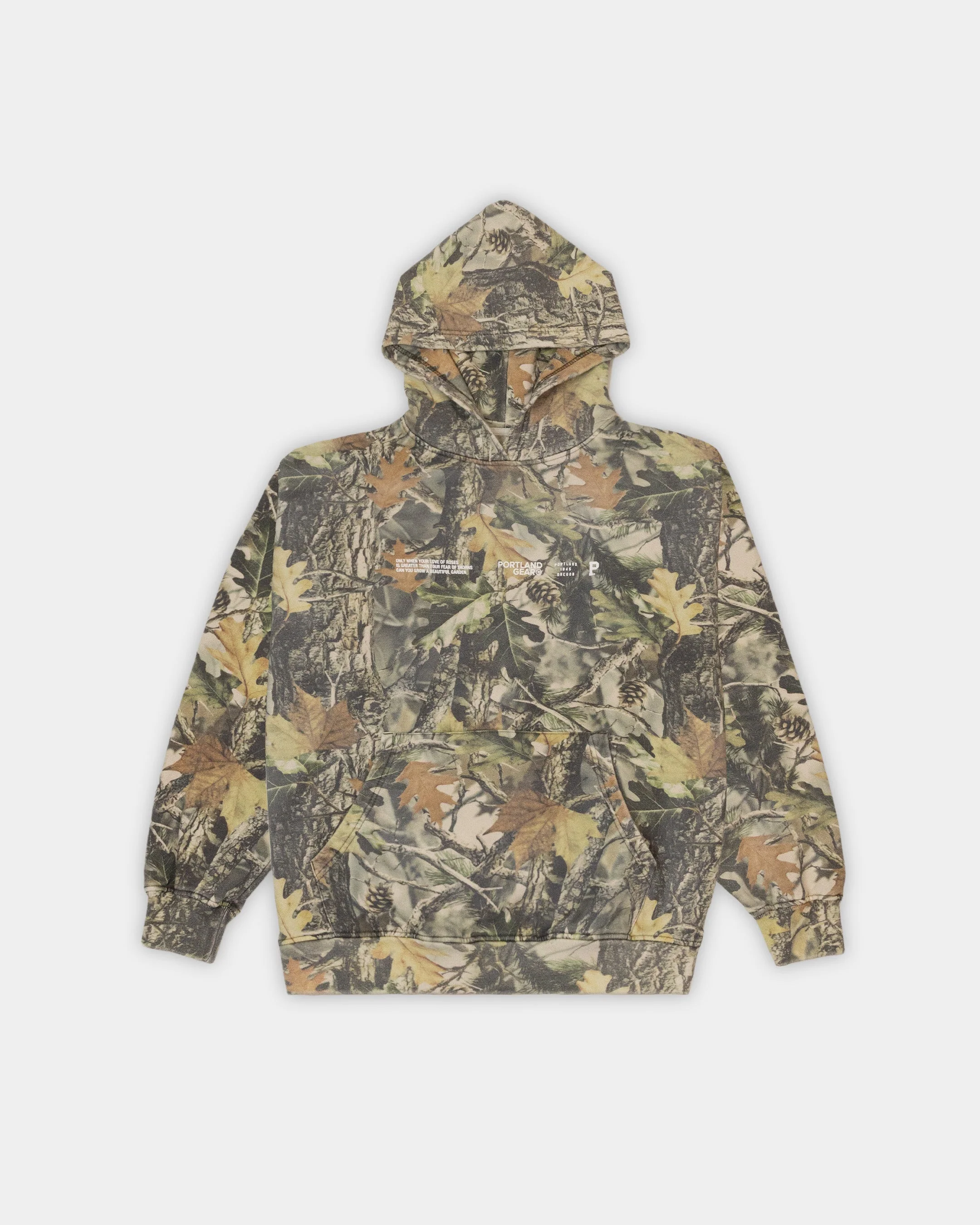 Sueded Slogan Hoodie - Camo - Image 2