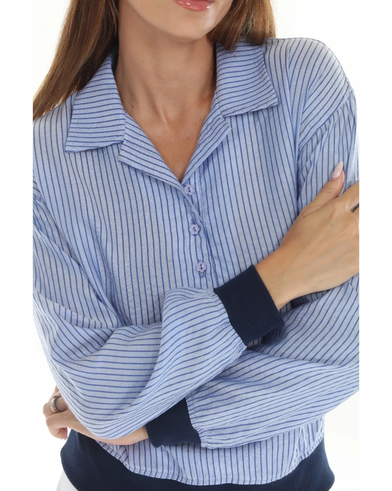 SUNDAE Women's Blouse - Blueberry - Image 7