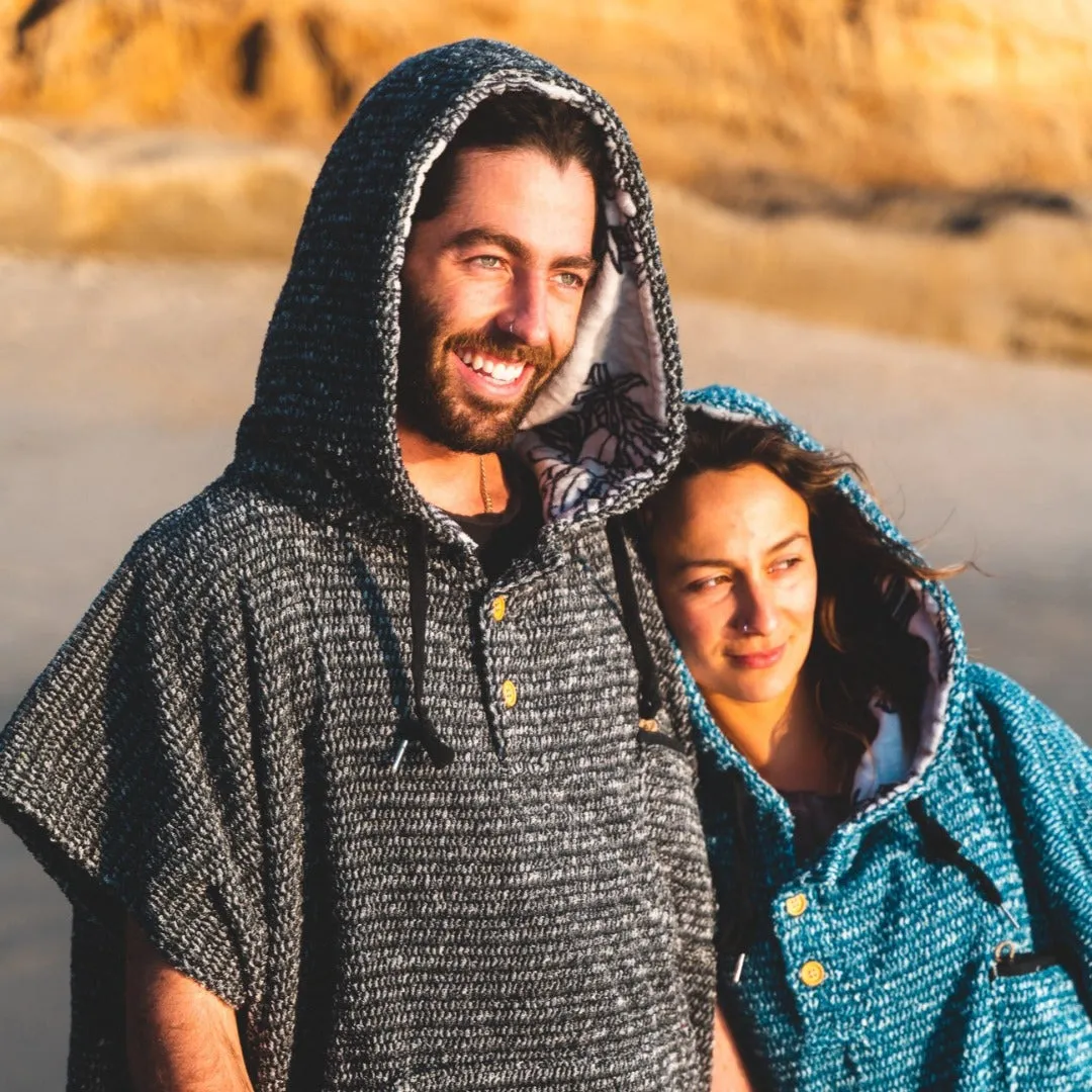 Surf Changing Poncho - Charcoal Black - Image 2