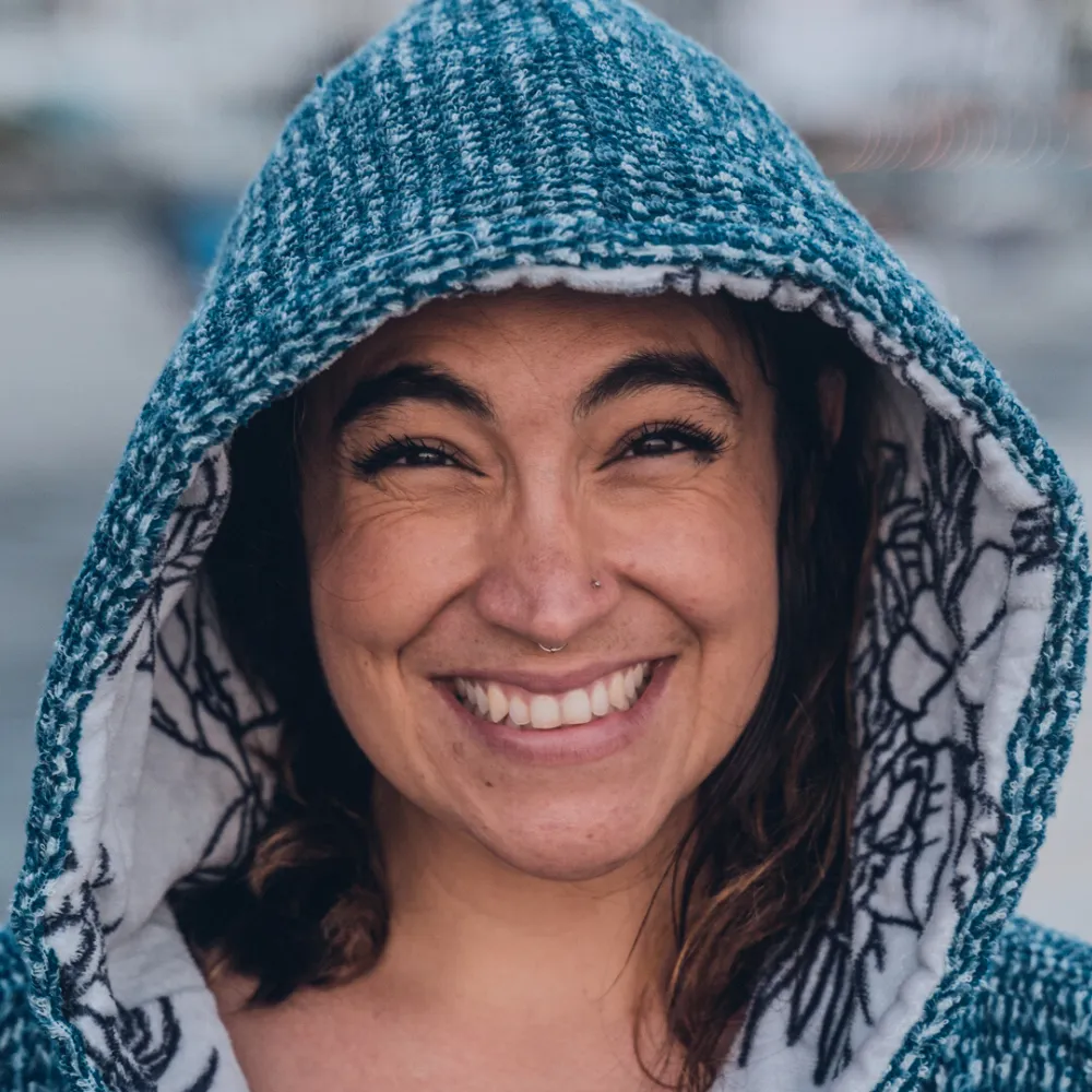 Surf Changing Poncho - Indigo Blue - Image 5