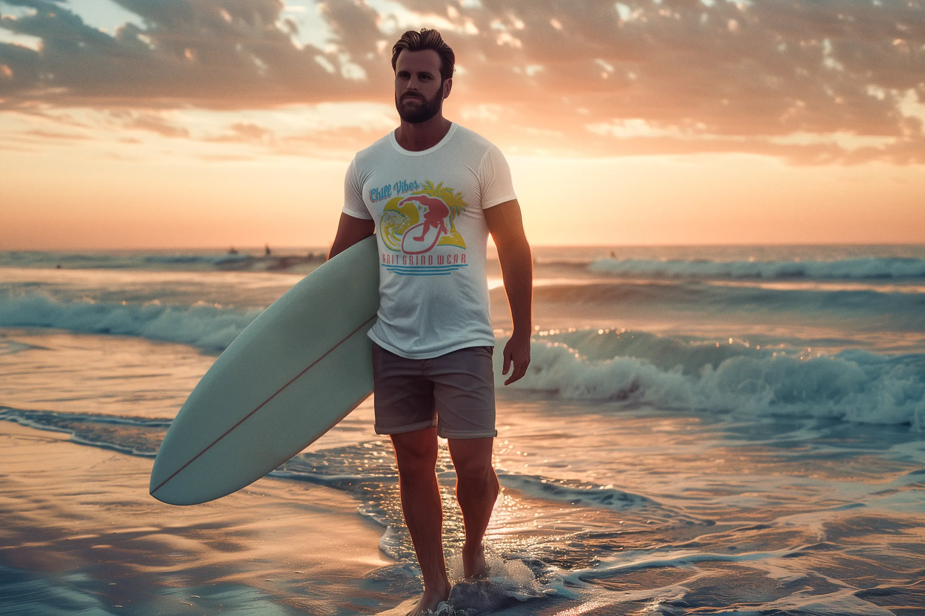 Surf Chill Vibes T-Shirt - Image 2