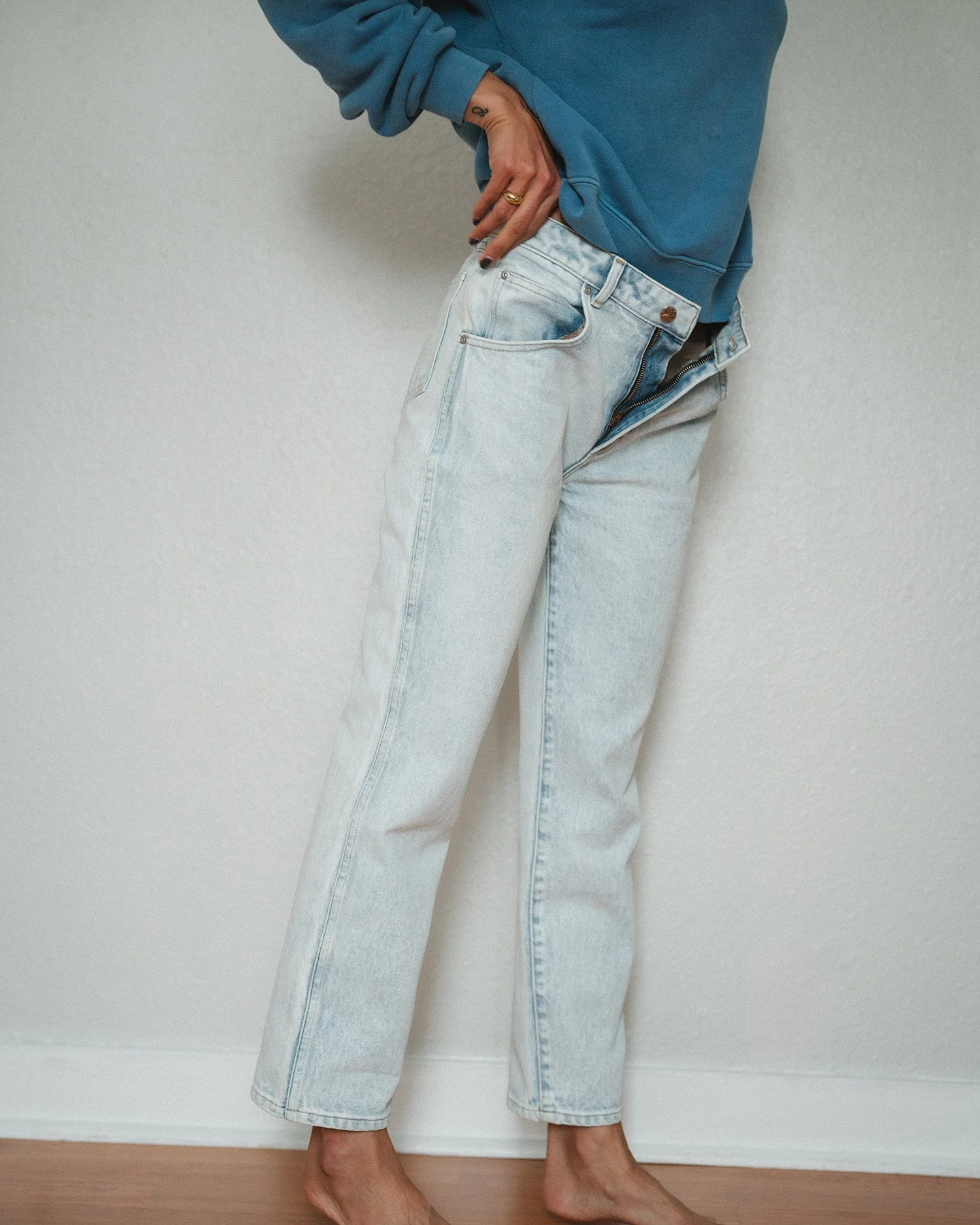 Bleached Indigo Surf Jeans - Image 2