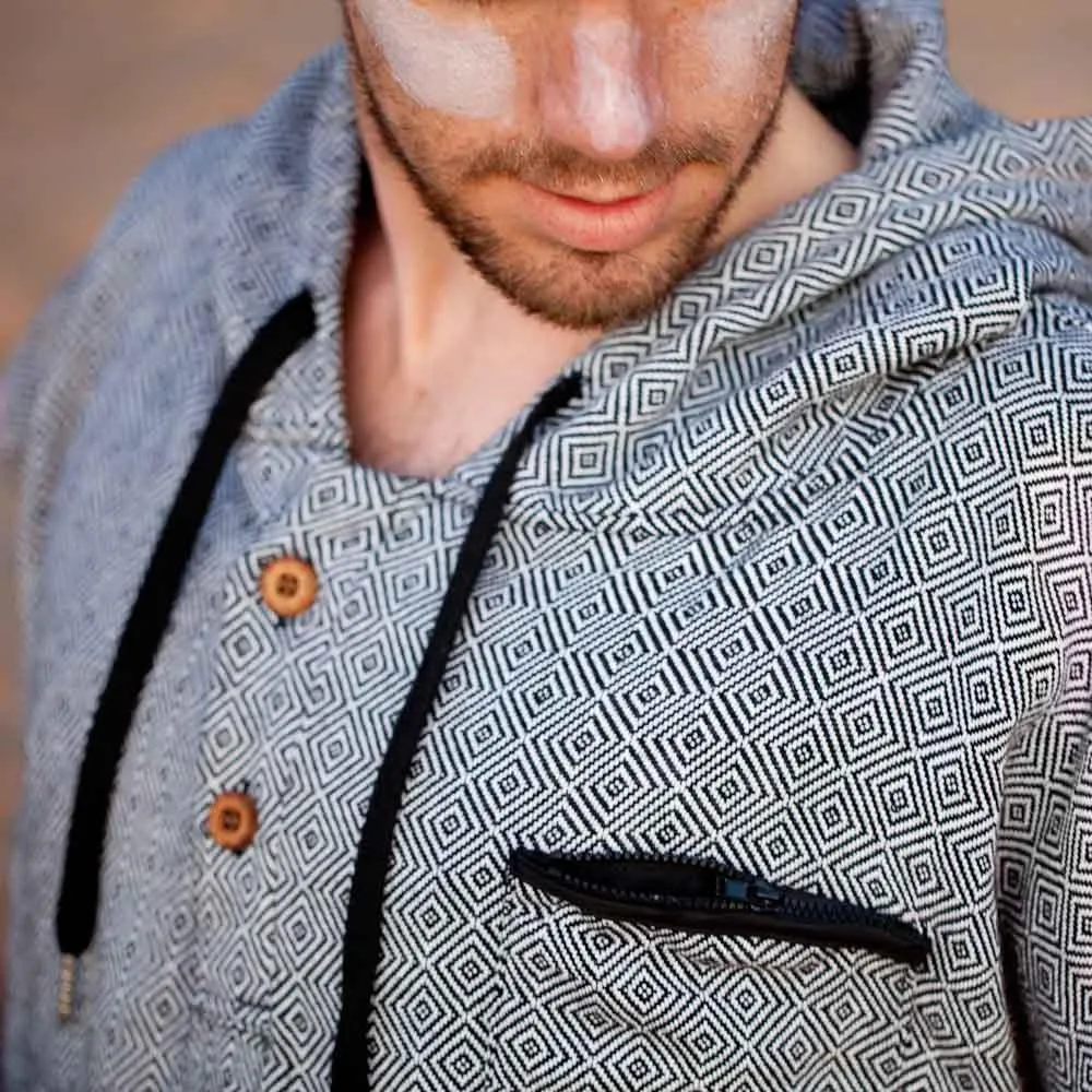 Surf Poncho Changing Robe - Lightweight Turkish Towel - Image 2