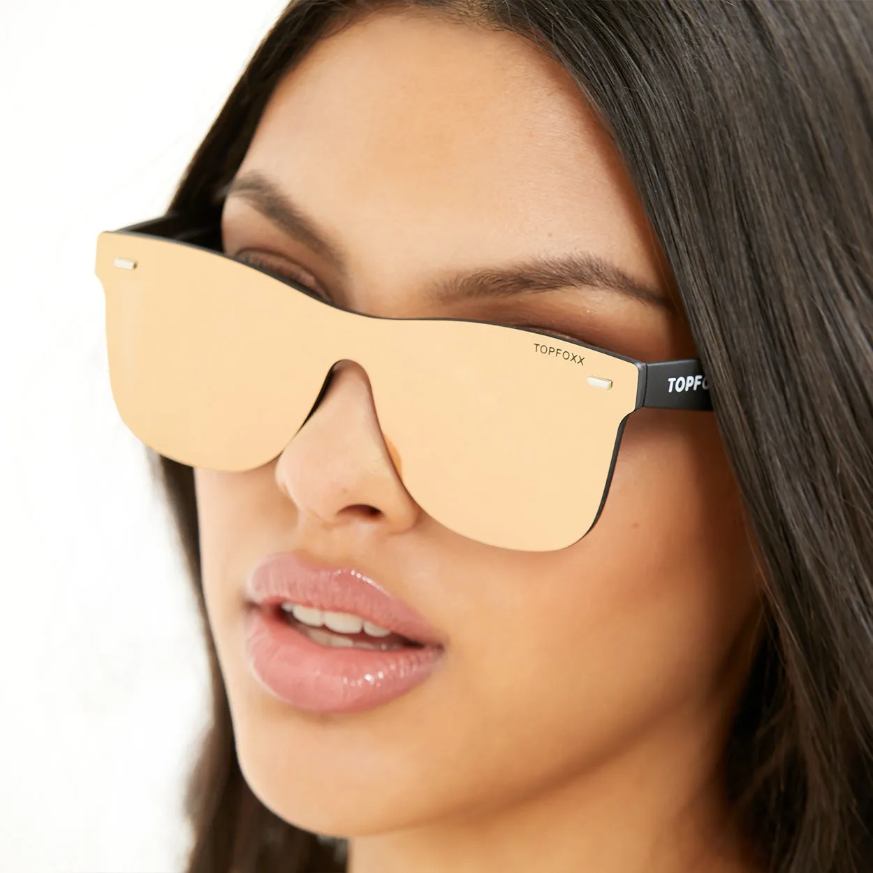 Sustainable Future Wife - Gold Square Wayfarer Sunglasses - Image 3