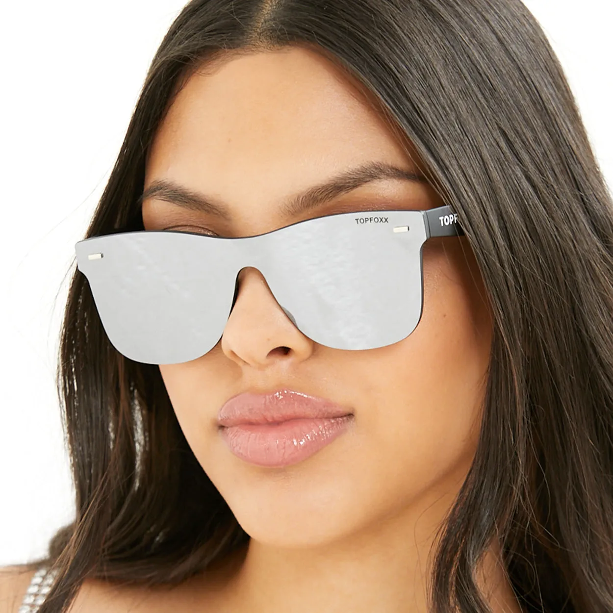 Sustainable Future Wife - Silver Square Wayfarer Sunglasses - Image 2