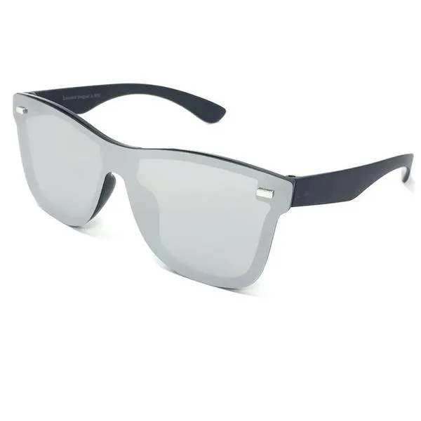 Sustainable Future Wife - Silver Square Wayfarer Sunglasses - Image 3