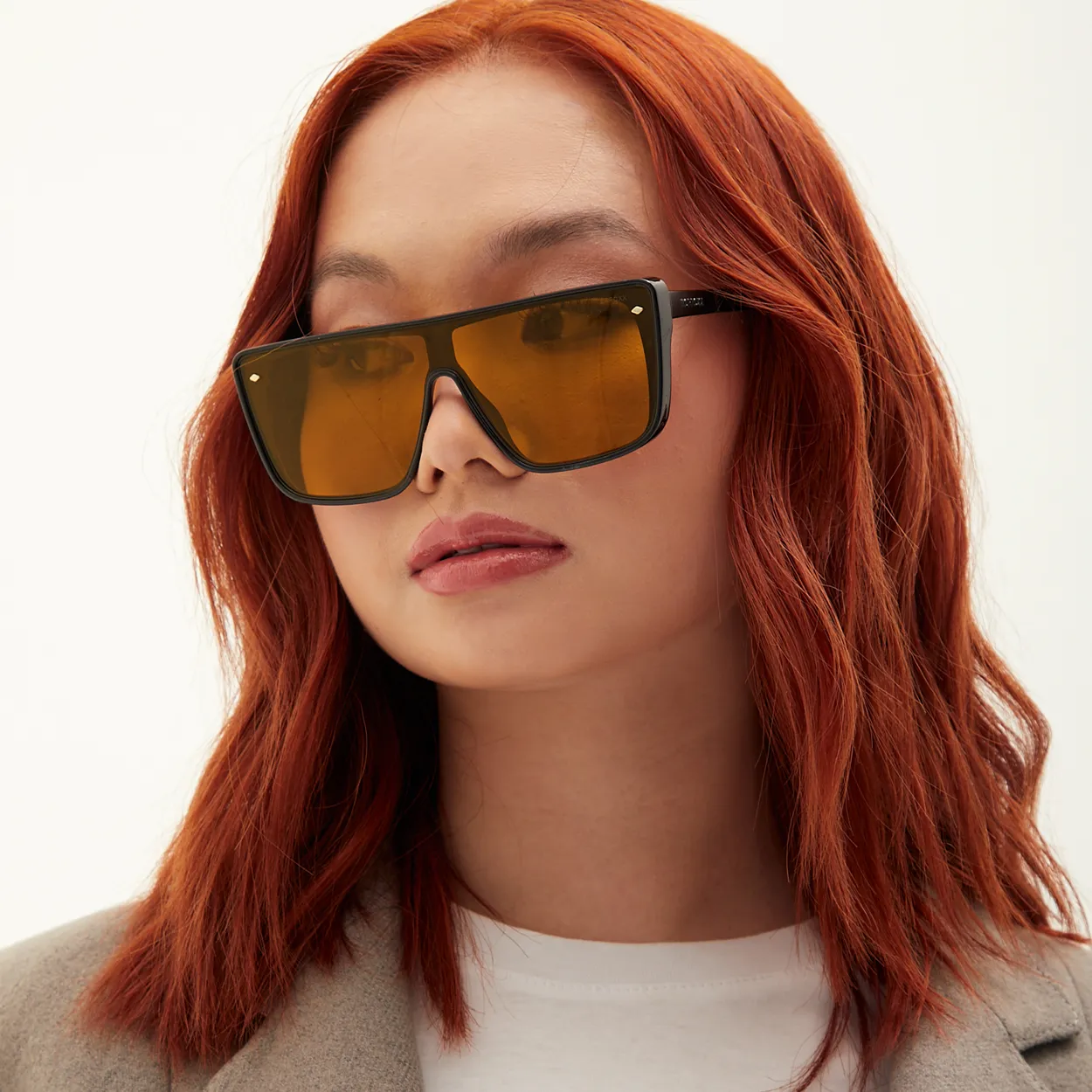 Sustainable Rayz - Limited Edition Yellow Squared Sunglasses - Image 3
