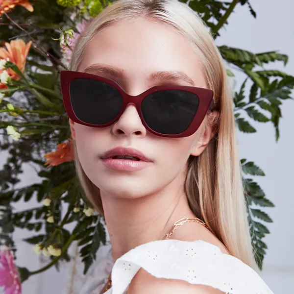 Sustainable SOPHIA Sunglasses - Ruby - Image 2