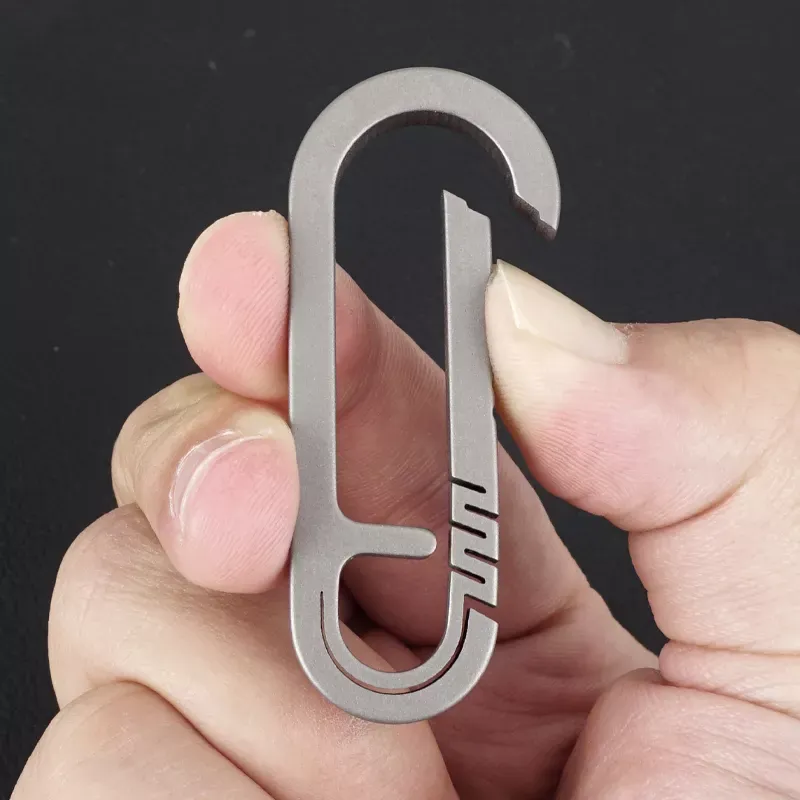 SWOOP | Titanium Carabiner Keychain - Image 2