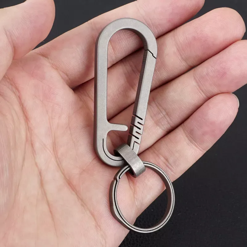 SWOOP | Titanium Carabiner Keychain - Image 3