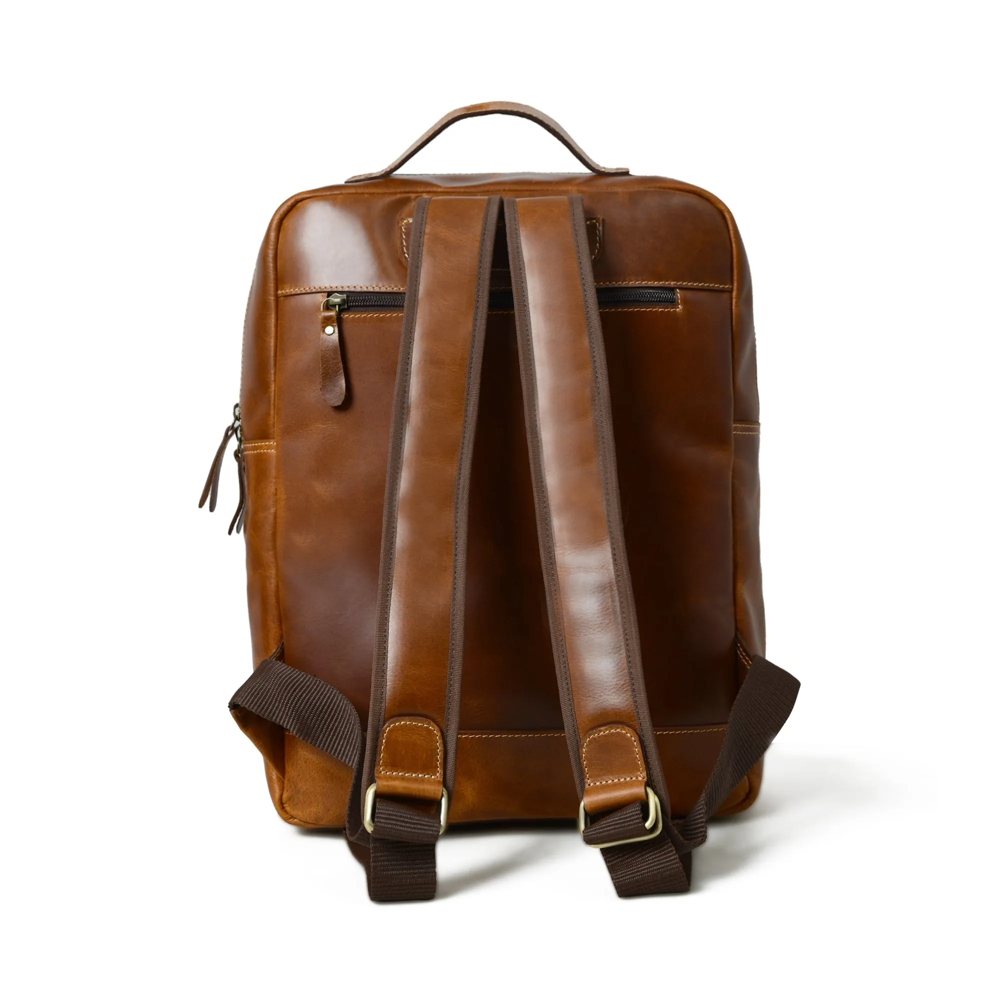 Tan Portland Laptop Backpack - Image 4