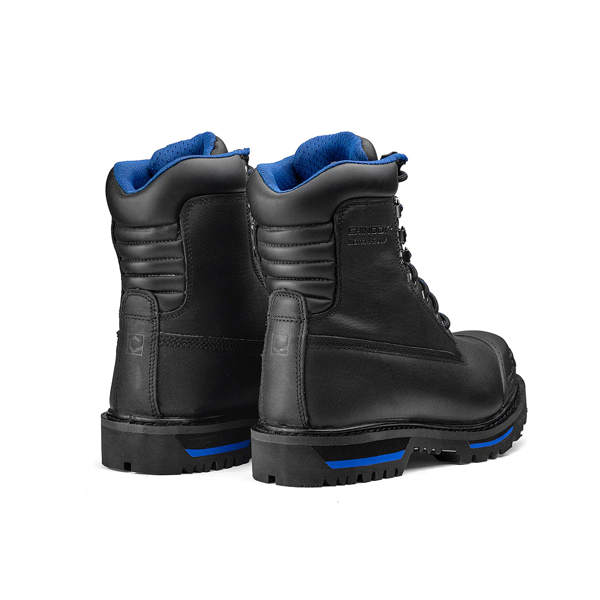 Tarantula 8" Steel Toe Men’s Waterproof Work Boot - Black - Image 5