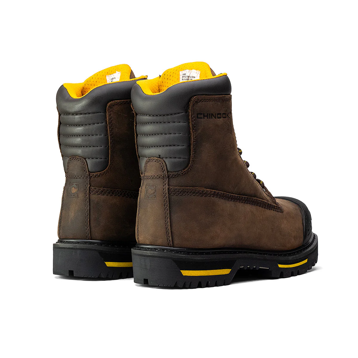 Tarantula 8" Steel Toe Men's Work Boot - Brown - Image 5