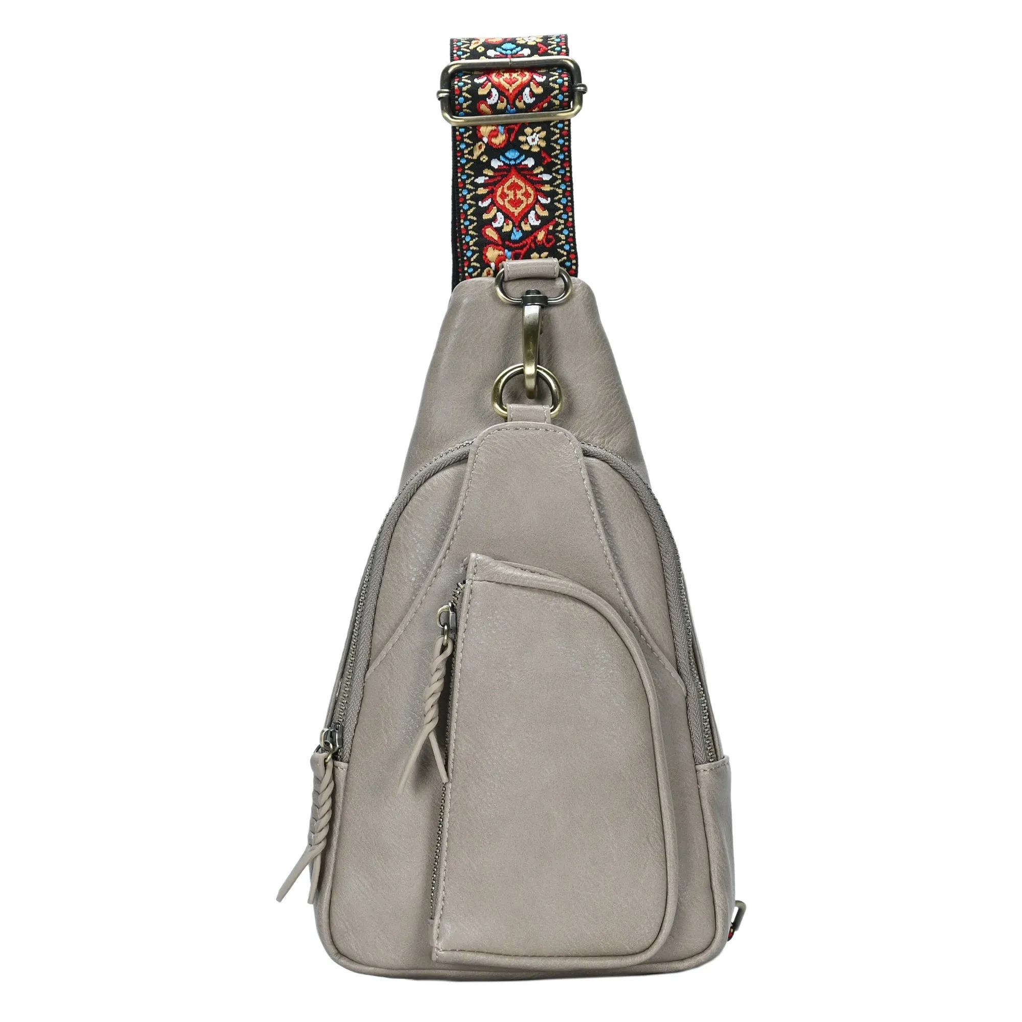 Tasha Webbing Strap Sling Bag - Image 10