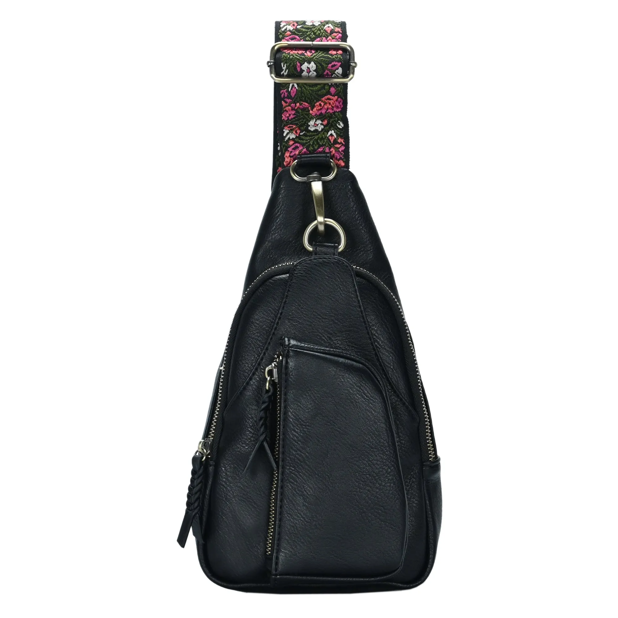 Tasha Webbing Strap Sling Bag - Image 22