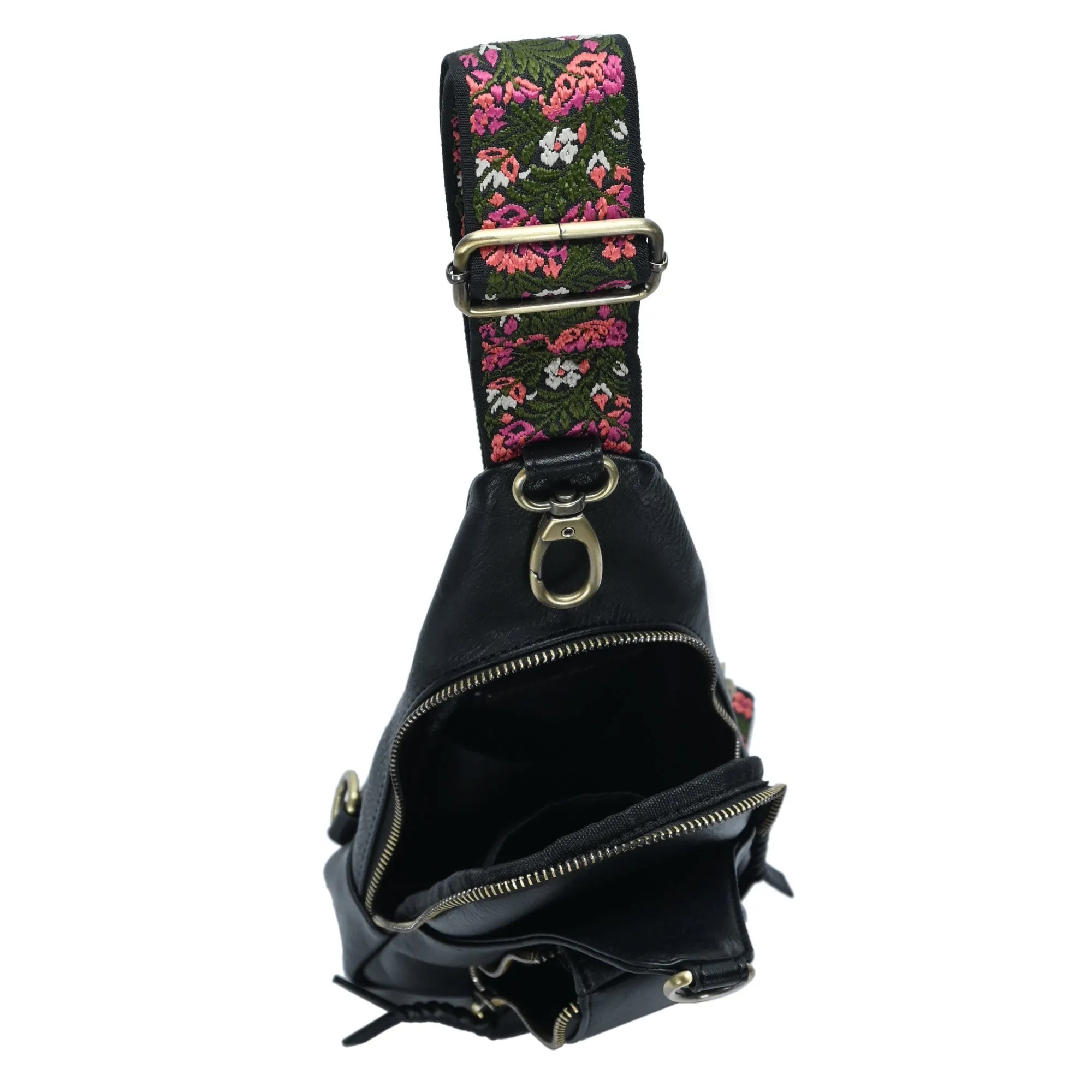 Tasha Webbing Strap Sling Bag - Image 24