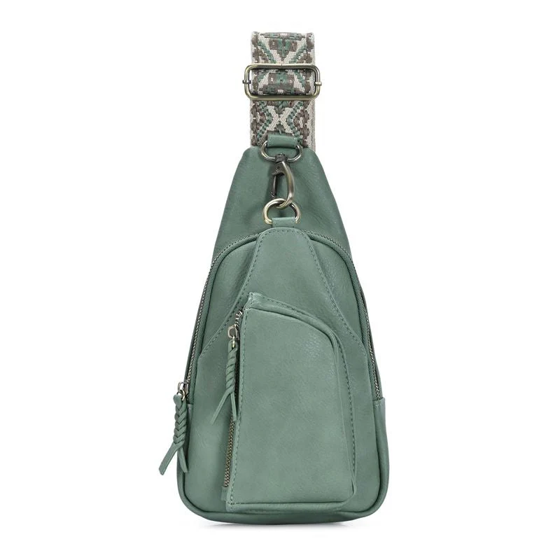 Tasha Webbing Strap Sling Bag - Image 25