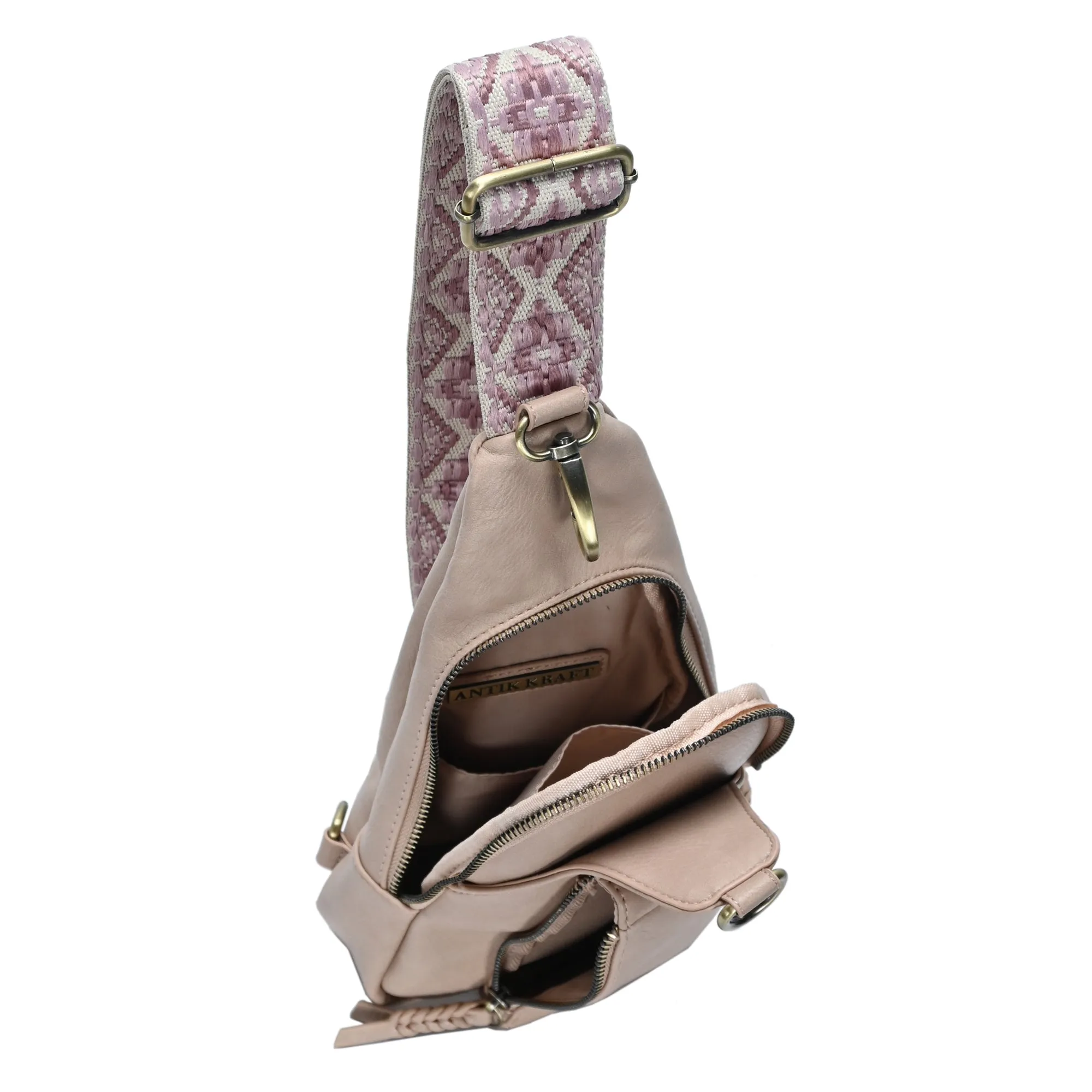 Tasha Webbing Strap Sling Bag - Image 3