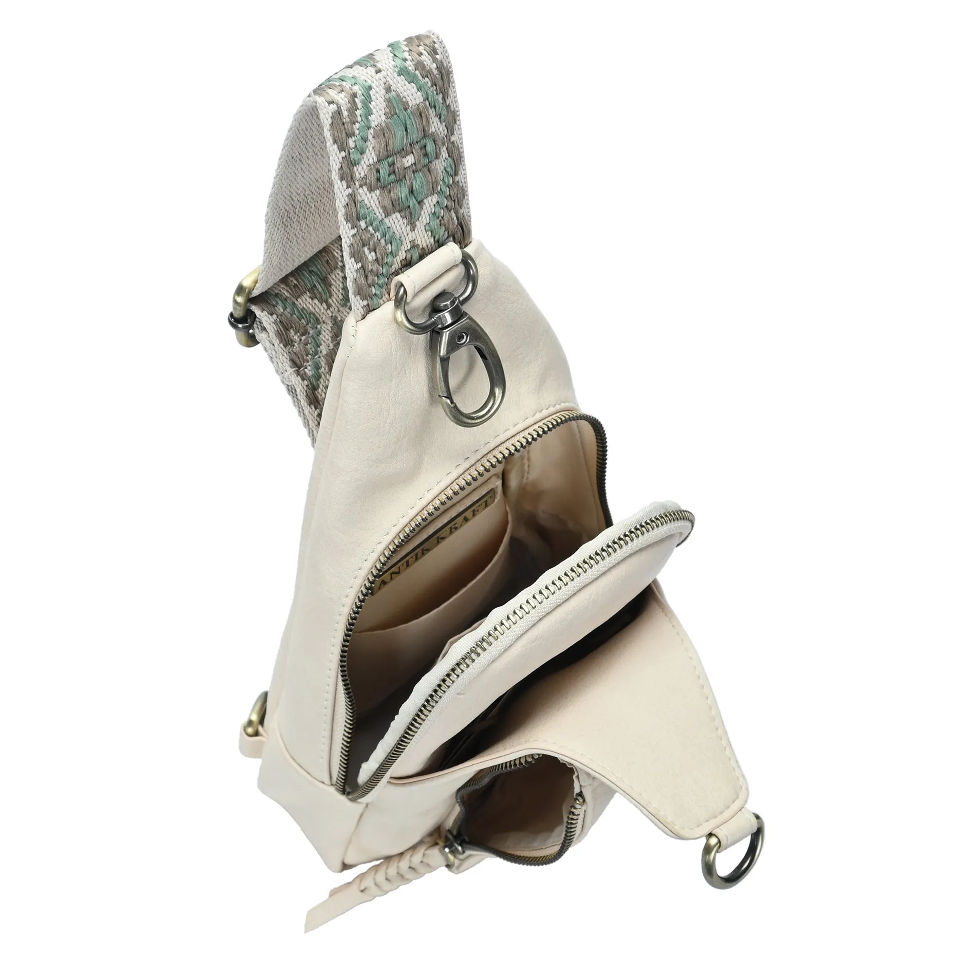 Tasha Webbing Strap Sling Bag - Image 6