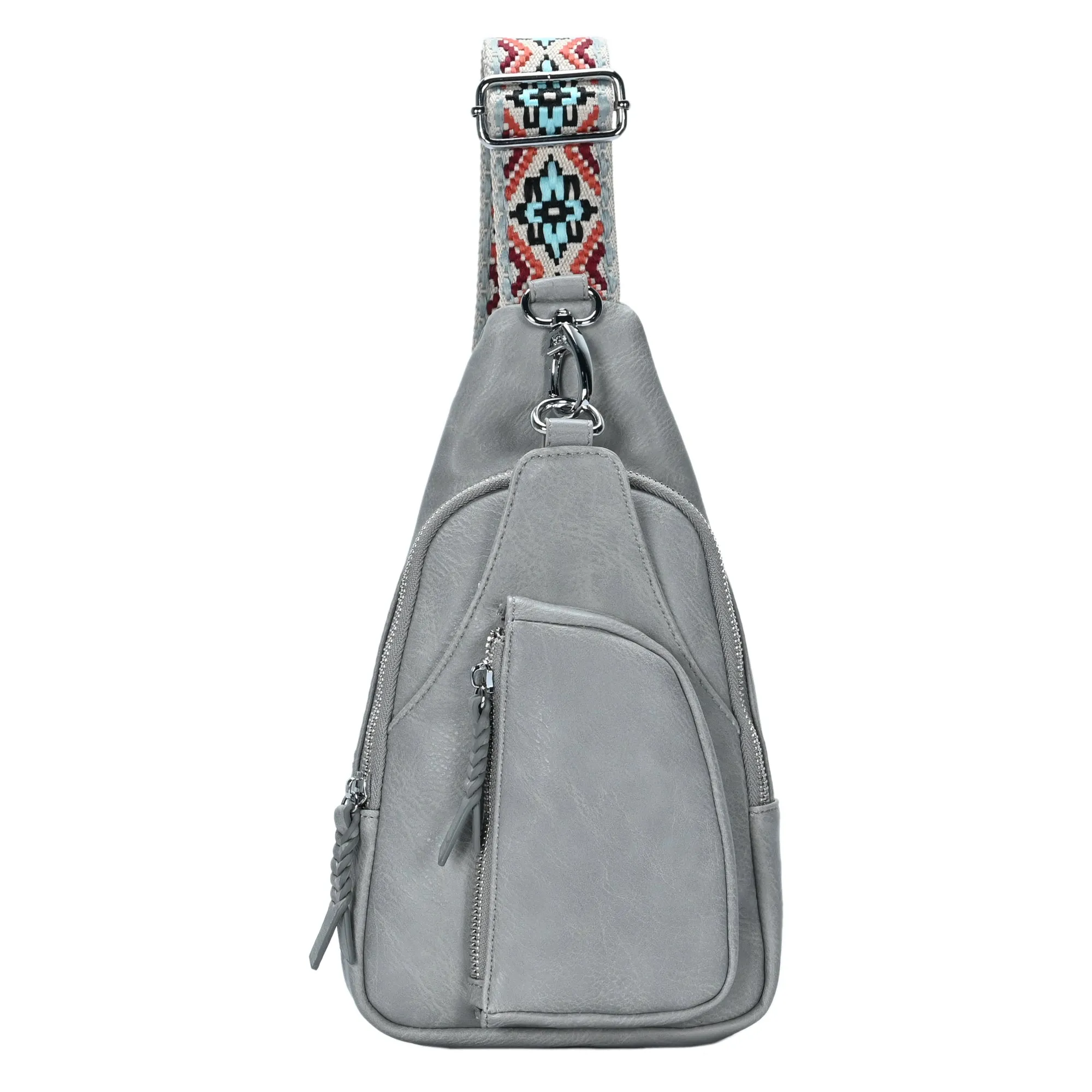 Tasha Webbing Strap Sling Bag - Image 7